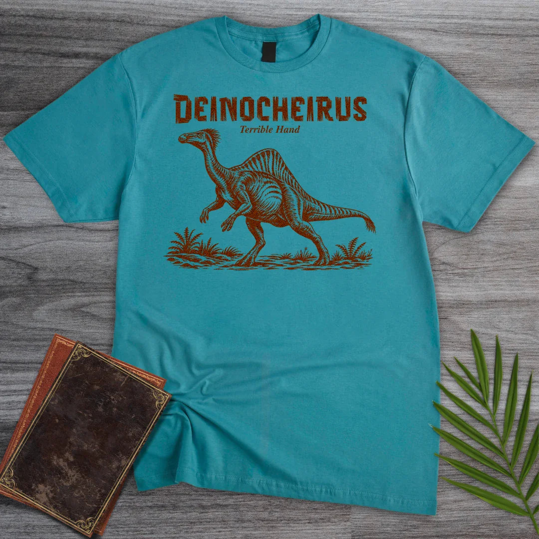 T-Shirt Tropical Blue / S The New Deinocheirus T-Shirt