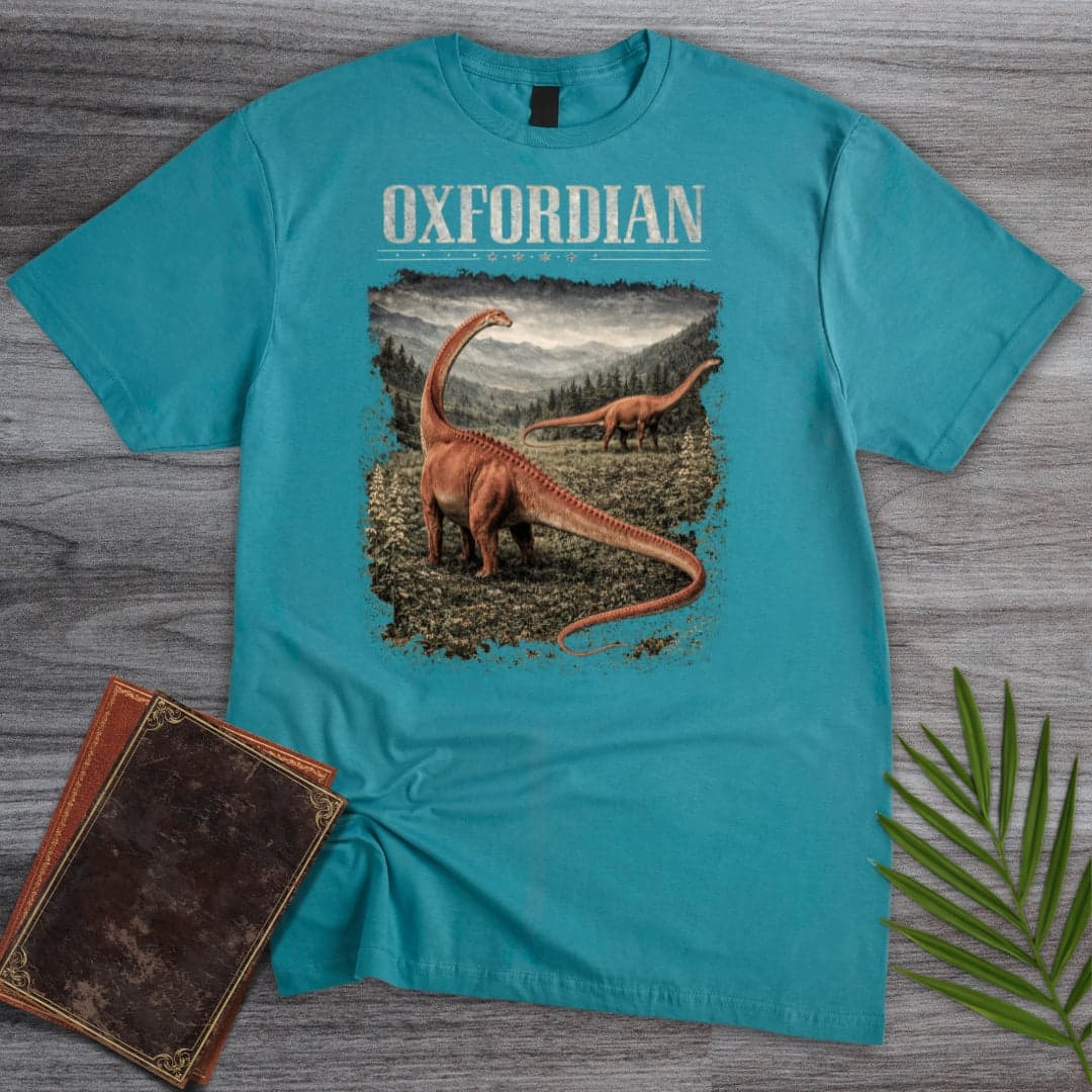 T-Shirt Tropical Blue / S The Oxfordian Diplodocus T-Shirt