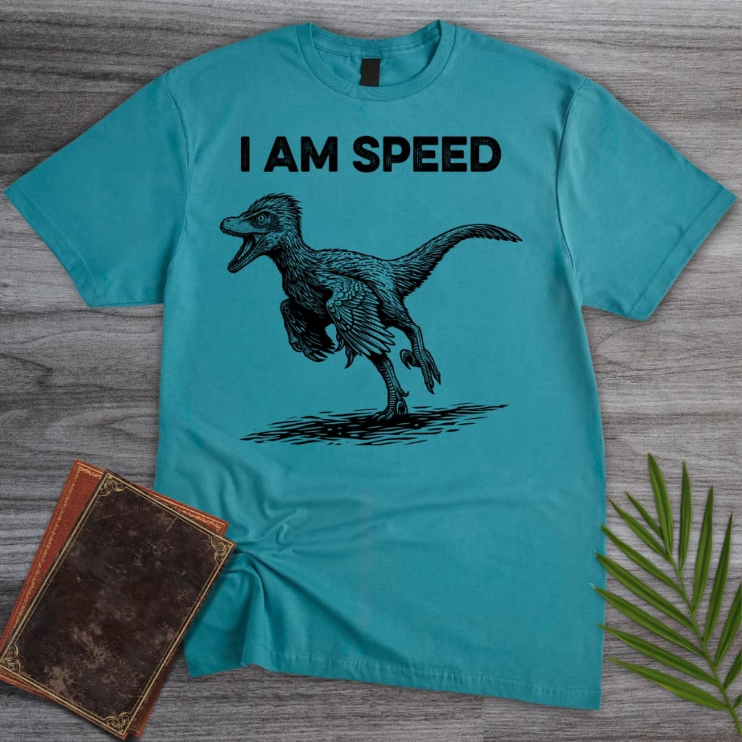 T-Shirt Tropical Blue / S The Raptor is SPEED T-Shirt