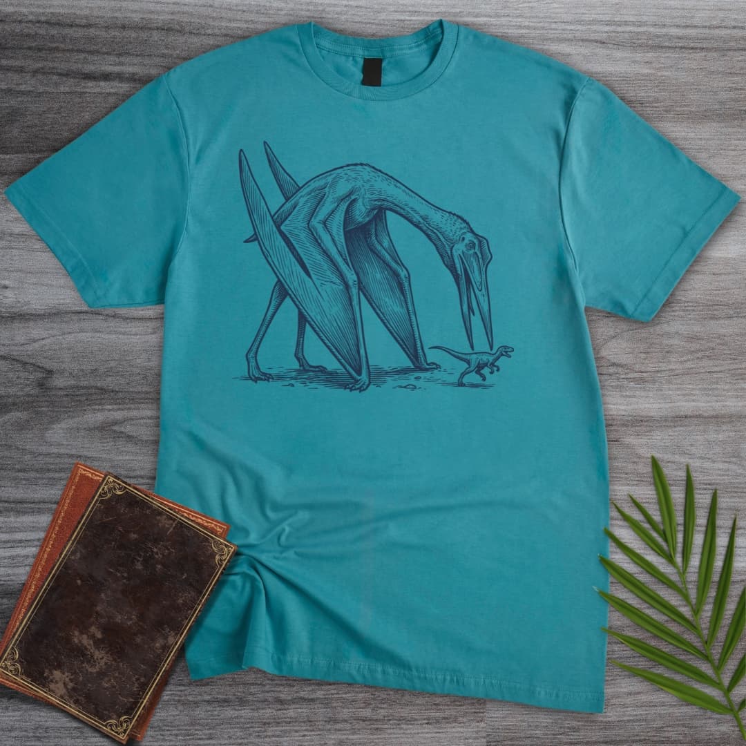 T-Shirt Tropical Blue / S The Stalk Quetzalcoatlus T-Shirt
