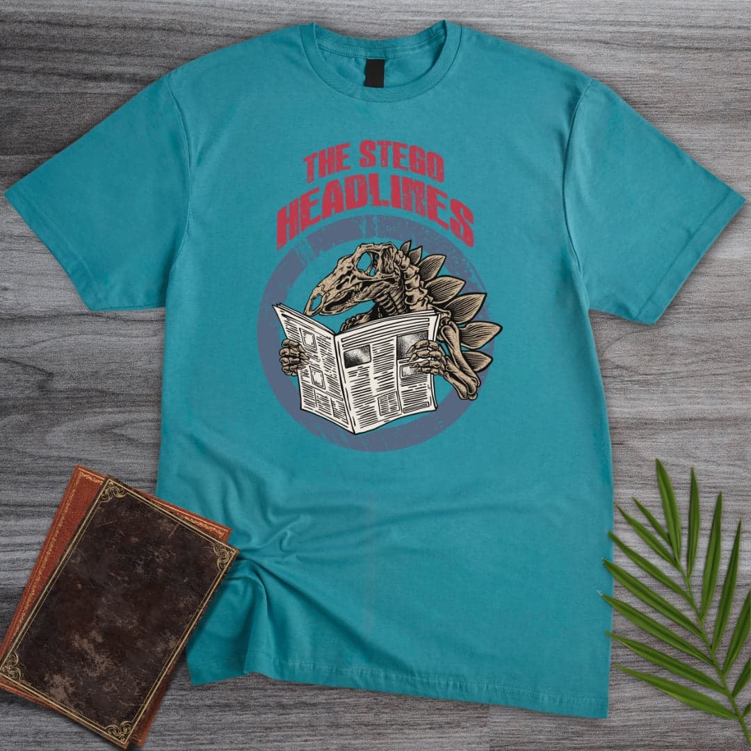 T-Shirt Tropical Blue / S The Stego Headlines T-Shirt (Akbar Sansa)