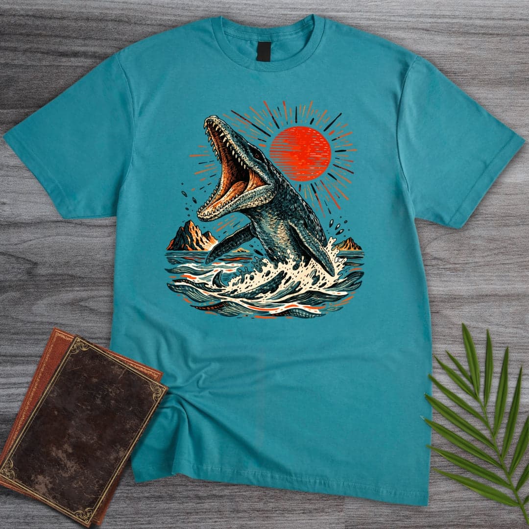 T-Shirt Tropical Blue / S The West Coast Mosasaurus T-Shirt