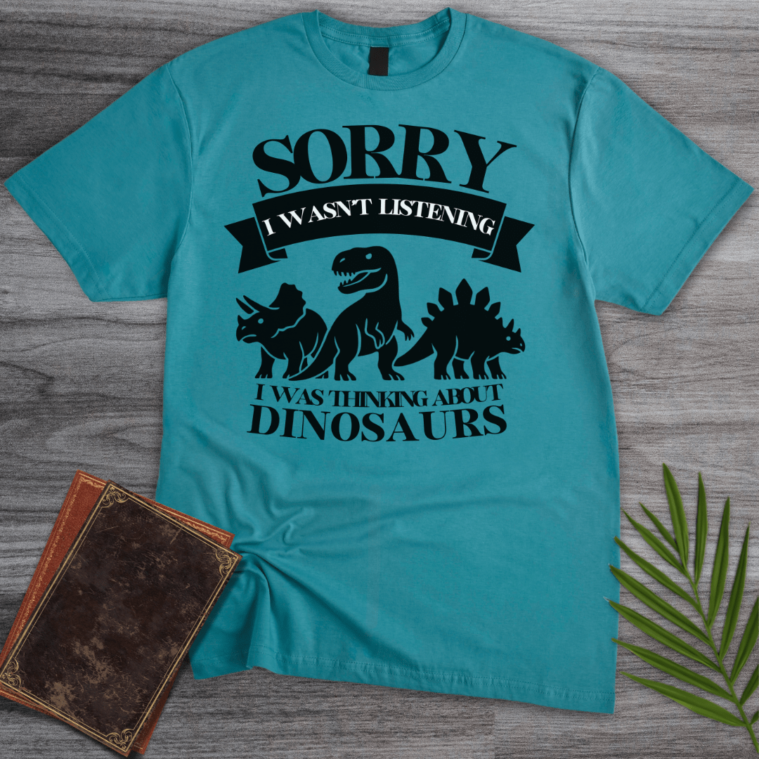 T-Shirt Tropical Blue / S Thinking About Dino's T-Shirt
