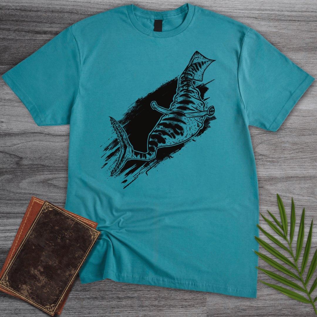 T-Shirt Tropical Blue / S Tullymonster Mystery of the Carboniferous T-Shirt (farkas.art)