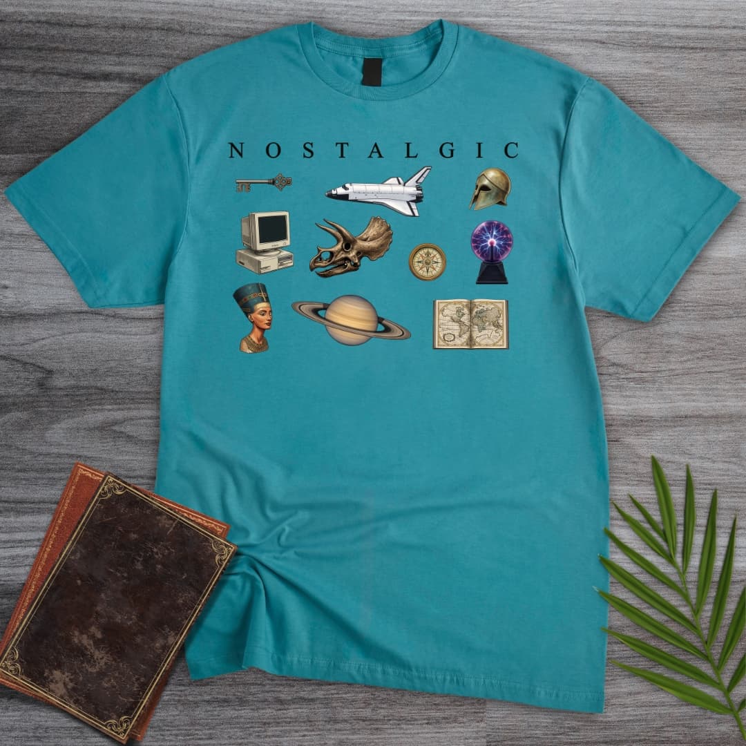 T-Shirt Tropical Blue / S Utopian Scholastic Museum T-Shirt