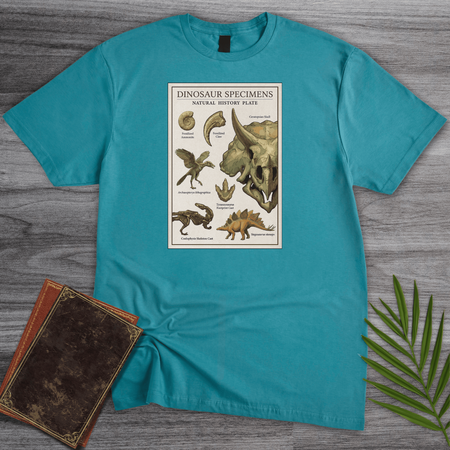 T-Shirt Tropical Blue / S Utopian Scholastic Poster T-Shirt