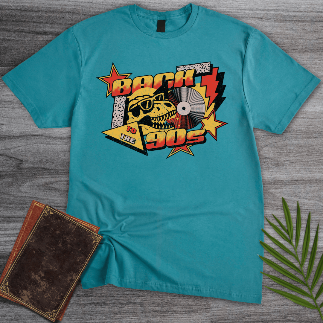 T-Shirt Tropical Blue / S Vintage Back to the 90's T.Rex T-Shirt
