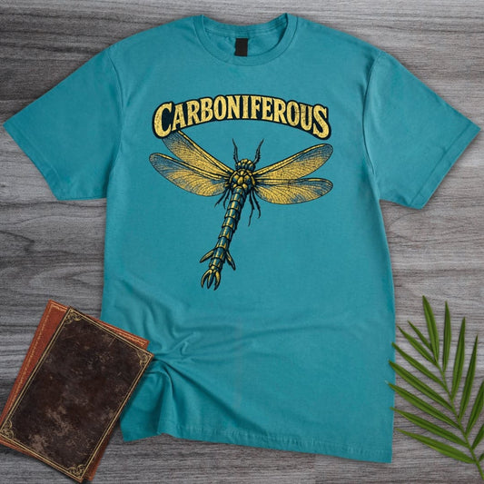 T-Shirt Tropical Blue / S Vintage Carboniferous Meganeura T-Shirt