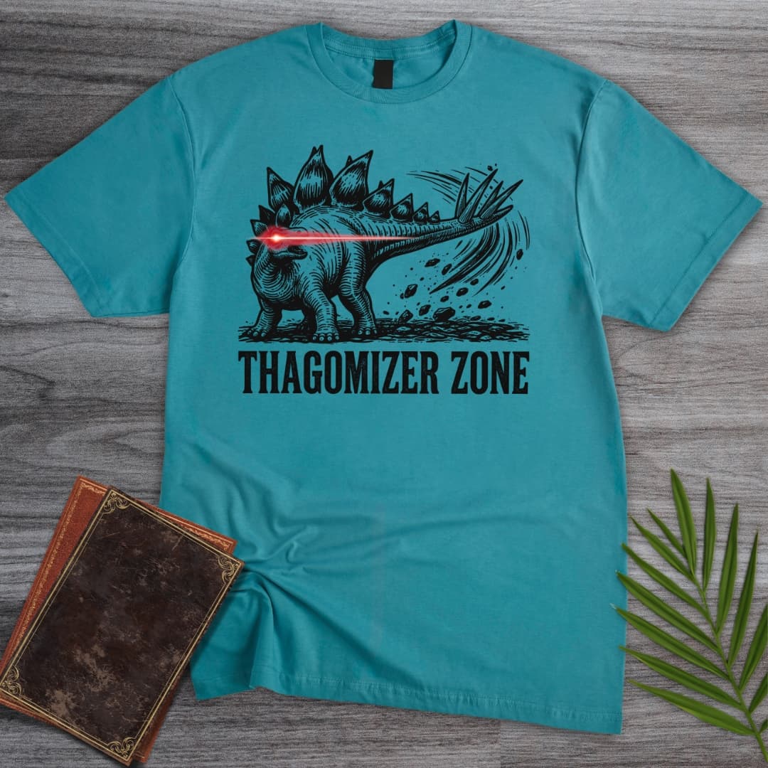 T-Shirt Tropical Blue / S You're in Thagomizer Zone T-Shirt