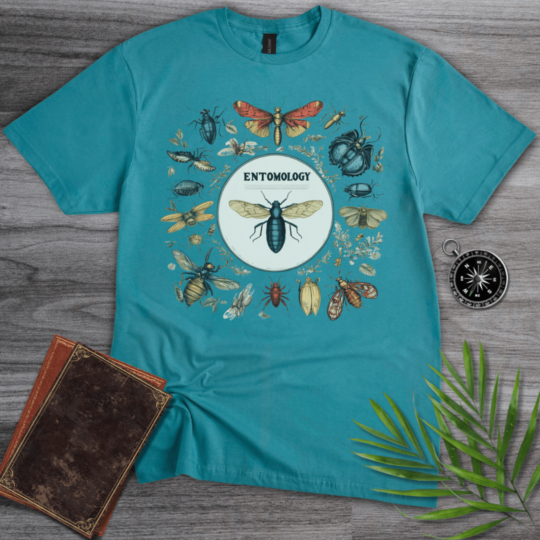 T-Shirt Vintage Blue / S Mixed Bugs Entomology T-Shirt