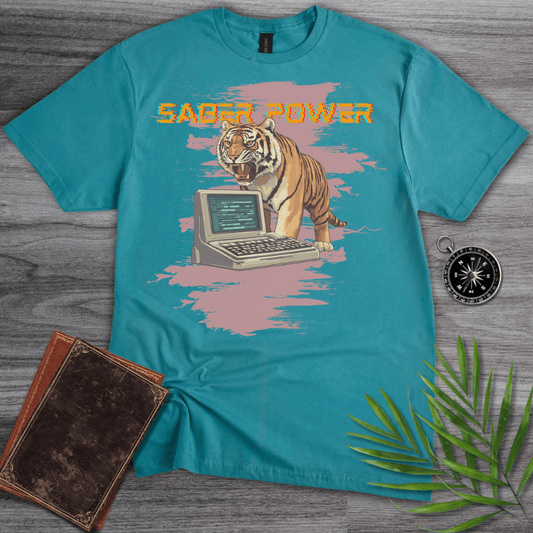 T-Shirt Vintage Blue / S Vintage Saber Power Tech T-Shirt