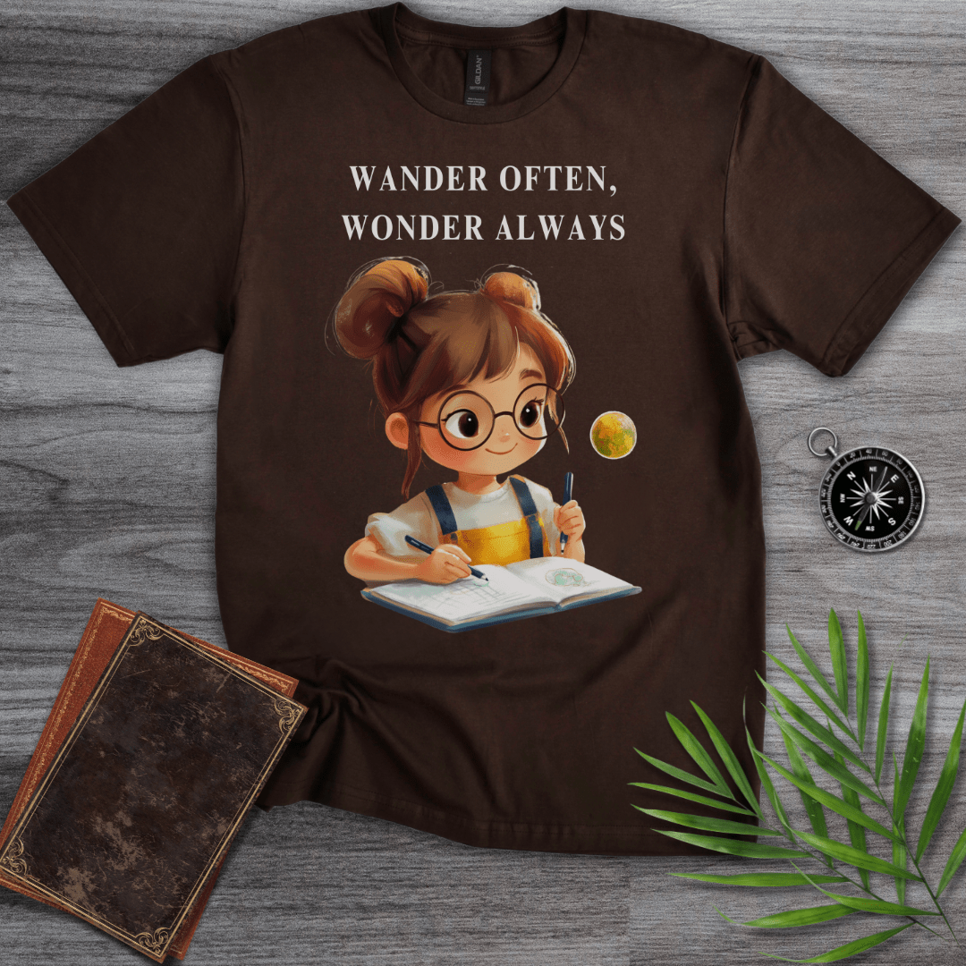 T-Shirt Wander Often, Wonder Always Graphic T-Shirt