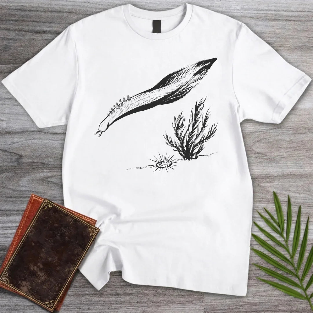 T-Shirt White / M Ink Brush Pikaia T-Shirt