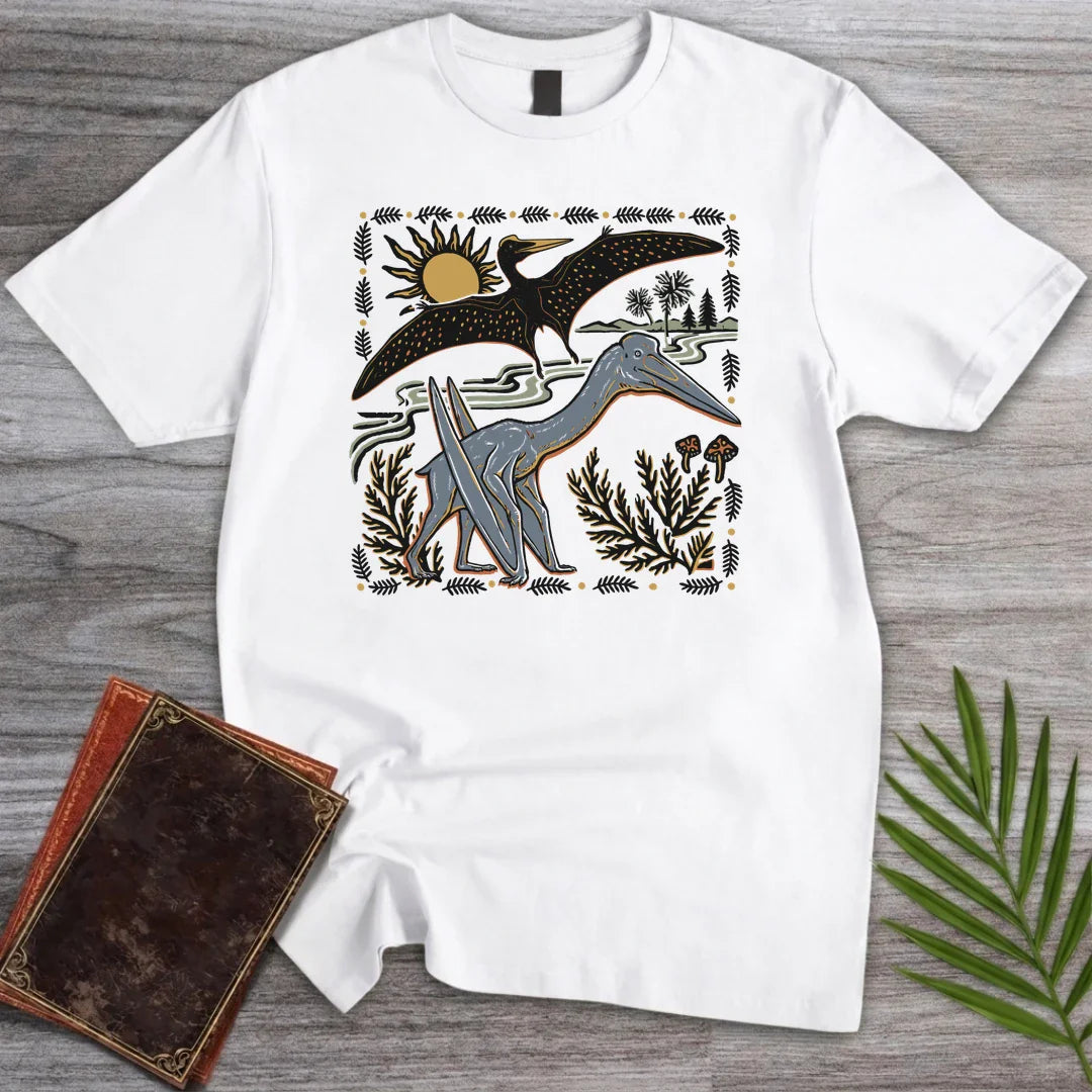T-Shirt White / M Riverbank Quetzalcoatlus T-Shirt