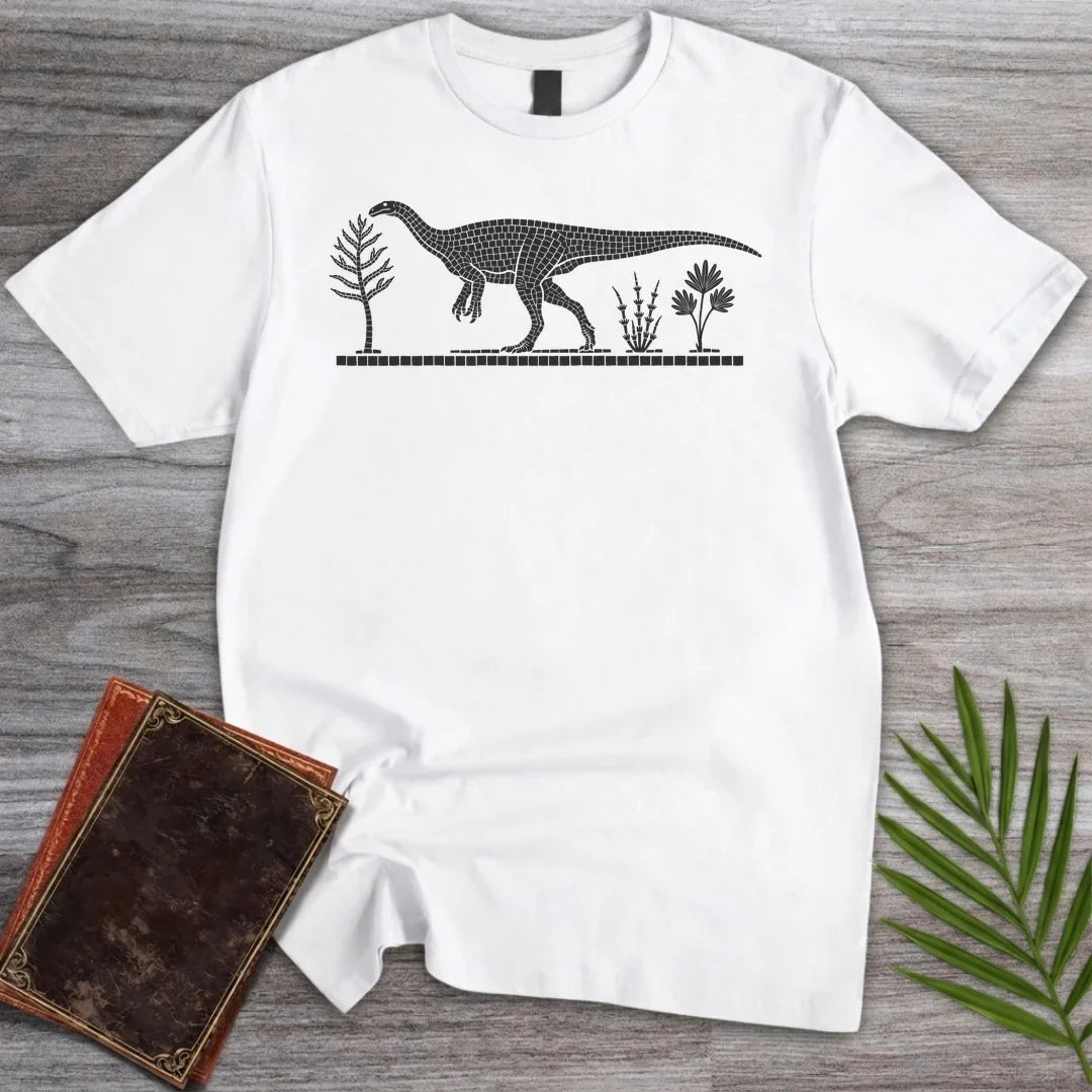T-Shirt White / M Roman Mosaic Plateosaurus T-Shirt