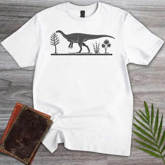 T-Shirt White / M Roman Mosaic Plateosaurus T-Shirt