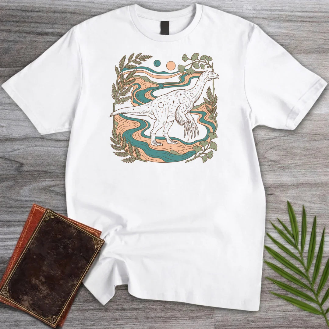 T-Shirt White / M Starry River Therizinosaurus T-Shirt