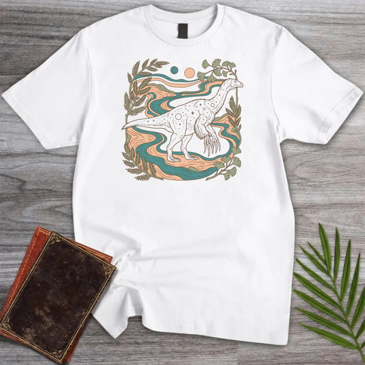 T-Shirt White / M Starry River Therizinosaurus T-Shirt