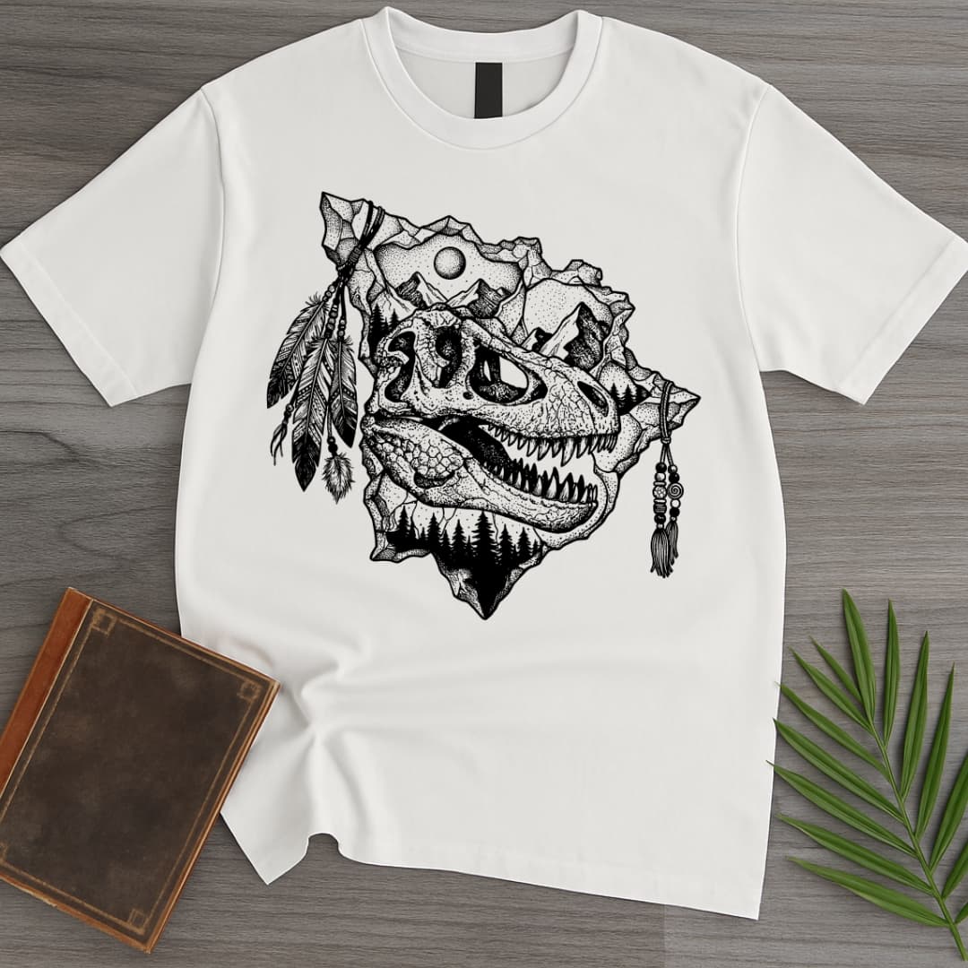 T-Shirt White / S A Crack in T.rex Time T-Shirt