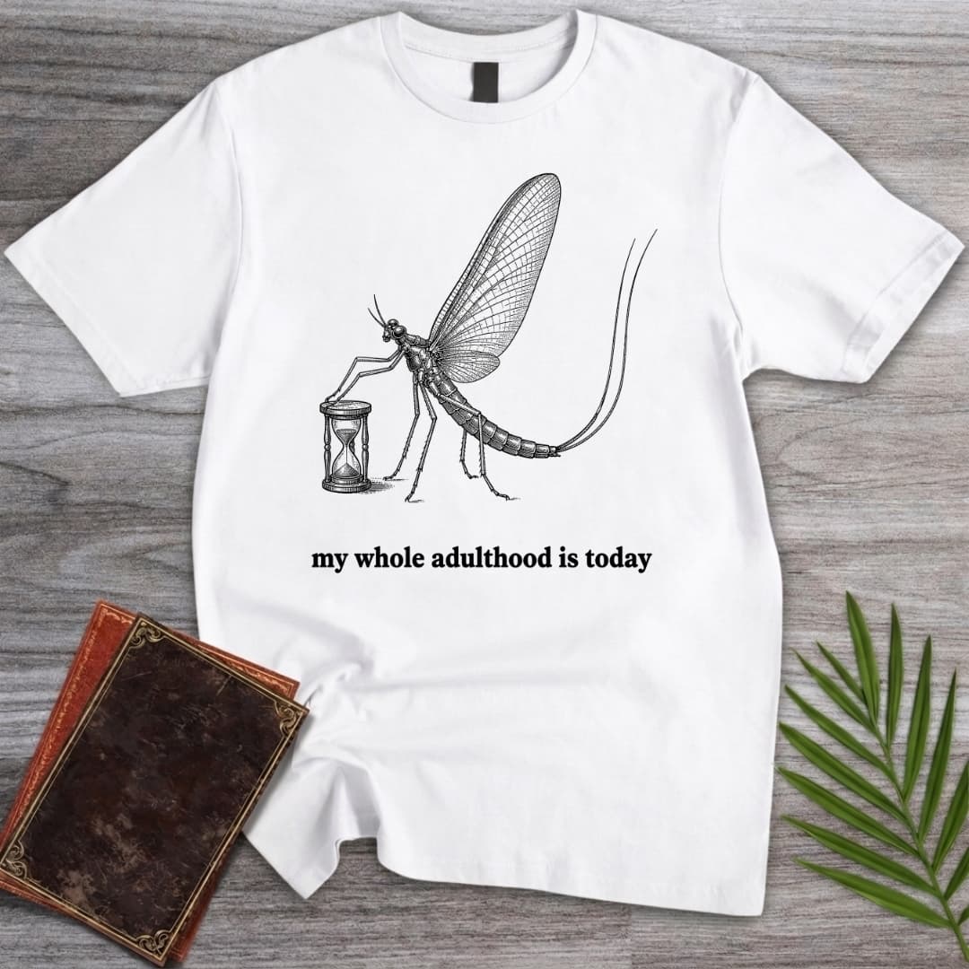 T-Shirt White / S A Mayfly Life T-Shirt