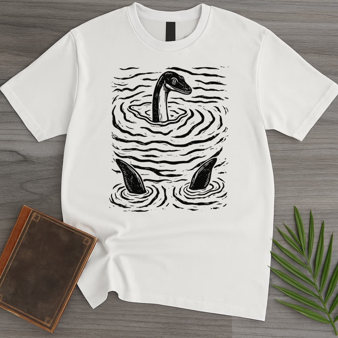 T-Shirt White / S A Simple Plesiosaurus Swim T-Shirt