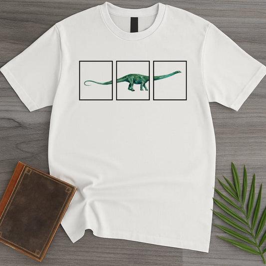 T-Shirt White / S Across the Diplodocus Panels T-Shirt