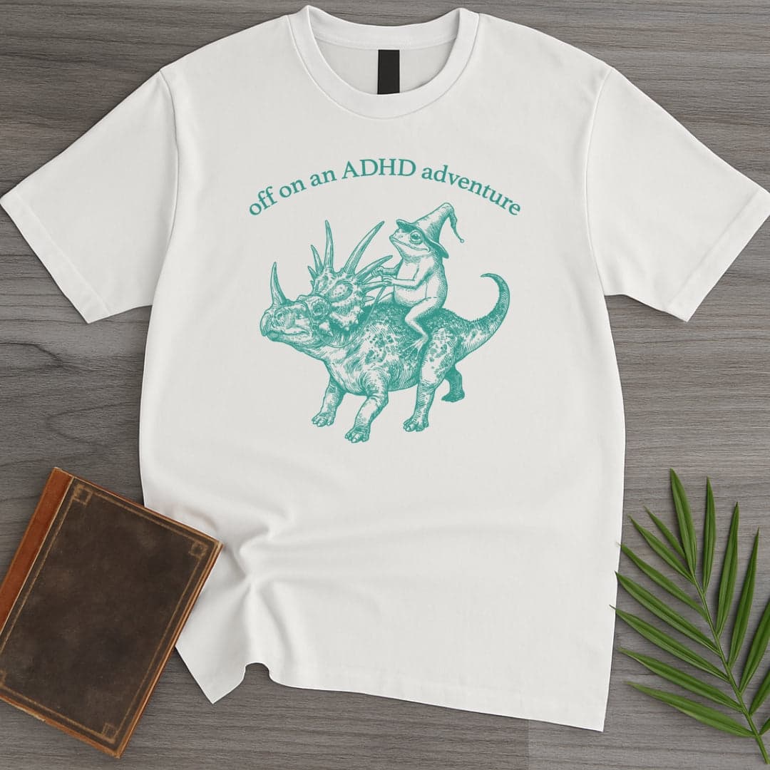 T-Shirt White / S ADHD Adventure T-Shirt