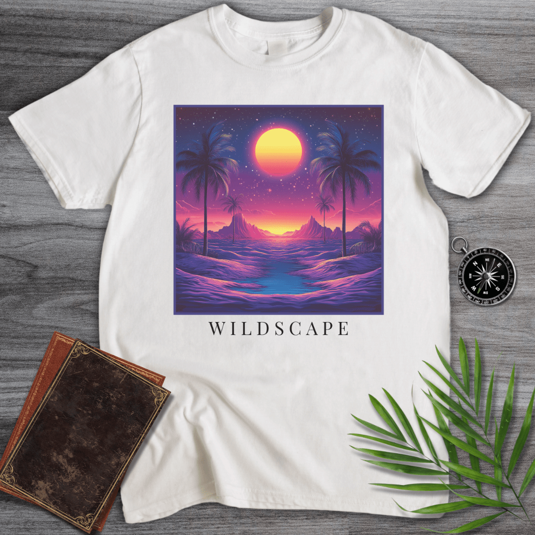 T-Shirt White / S Aesthetic Neon Wildscape T-Shirt