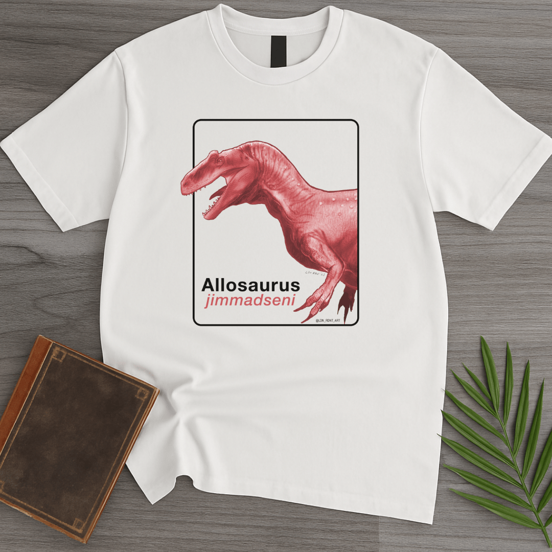 T-Shirt White / S Allosaurus(Big Al) T-Shirt (ldn_rdnt_art)