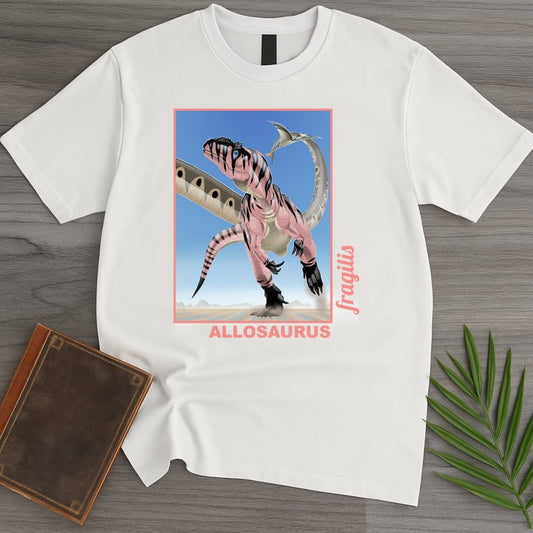 T-Shirt White / S Allosaurus - Desert Phantom Stripe T-Shirt