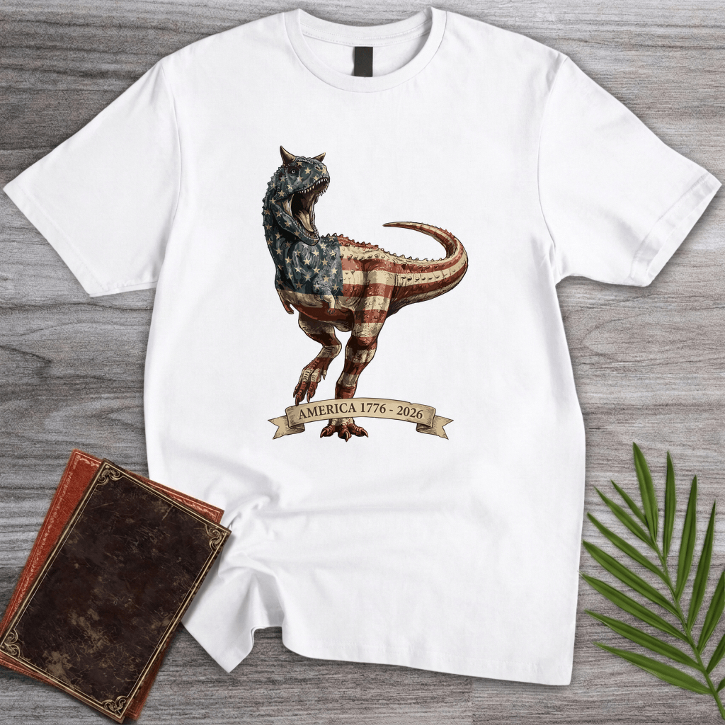 T-Shirt White / S Americas 250th Carnotaurus T-Shirt