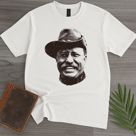 T-Shirt White / S Americas 250th Rugged Roosevelt Portrait T-Shirt