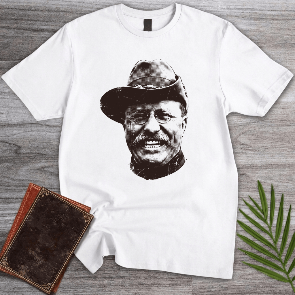 T-Shirt White / S Americas 250th Rugged Roosevelt Portrait T-Shirt