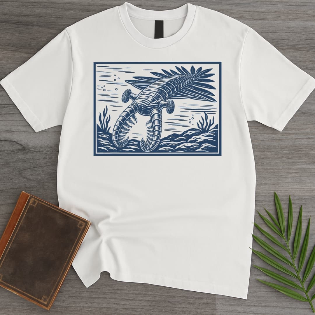 T-Shirt White / S Anamolcalris Strange Shrimp T-Shirt