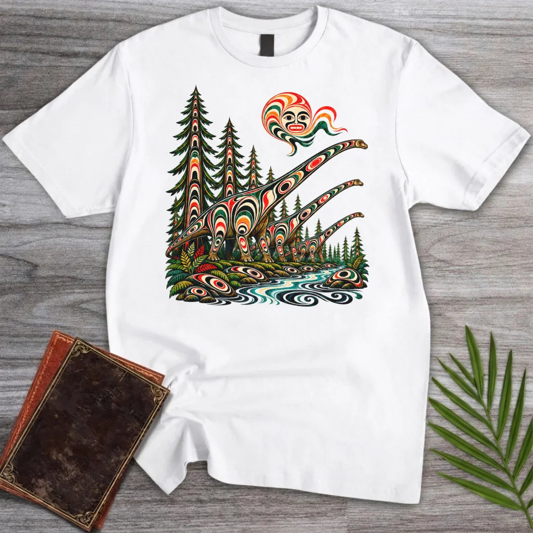 T-Shirt White / S Ancient Coastal Sauropod T-Shirt