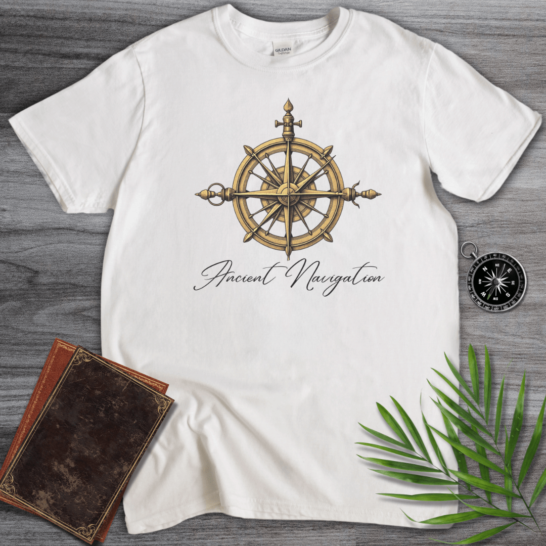 T-Shirt White / S Ancient Navigation Compass T-Shirt