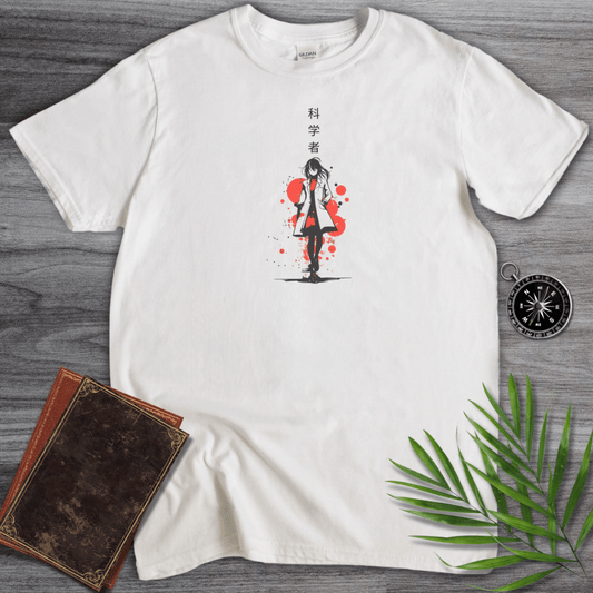 T-Shirt White / S Anime Scientist Graphic T-Shirt