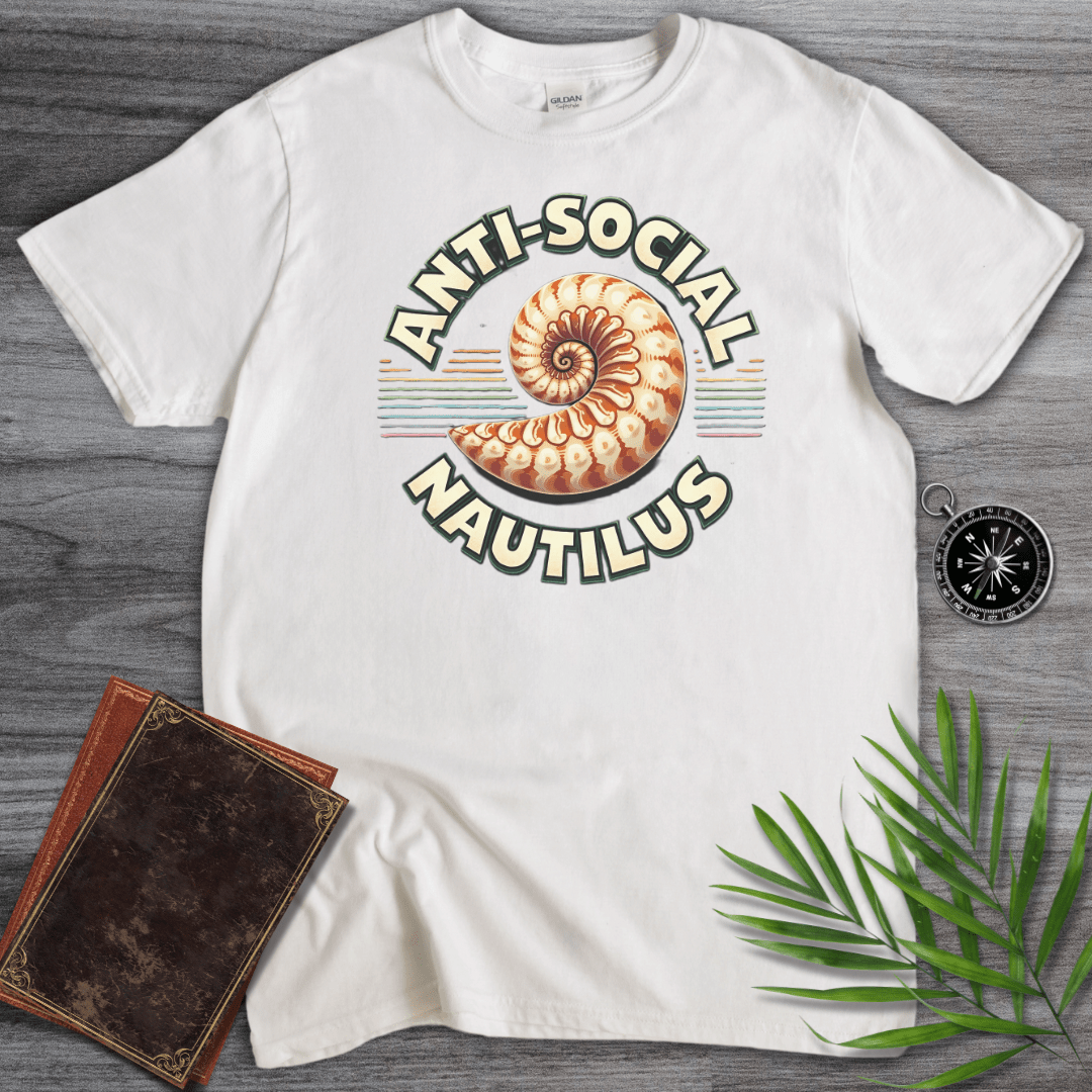 T-Shirt White / S Anti-social Nautilus T-Shirt