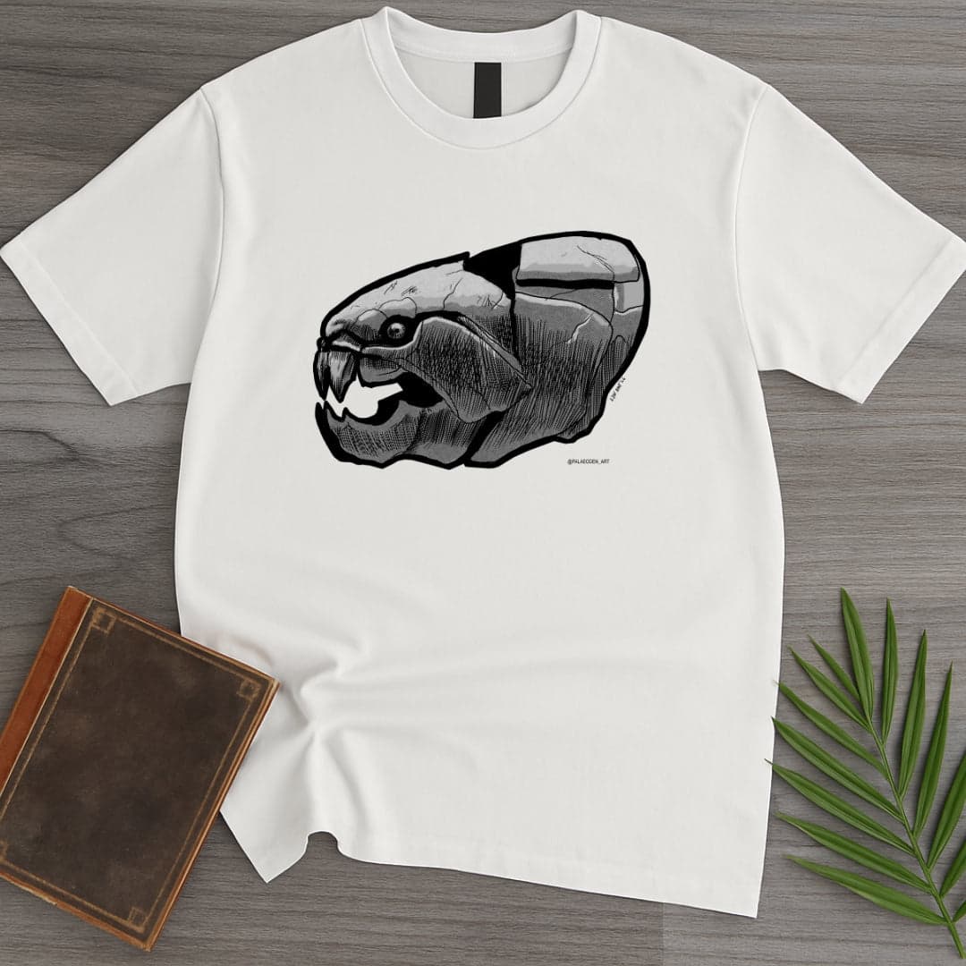 T-Shirt White / S Apex Predator Dunkleosteus T-Shirt (ldn_rdnt_art)