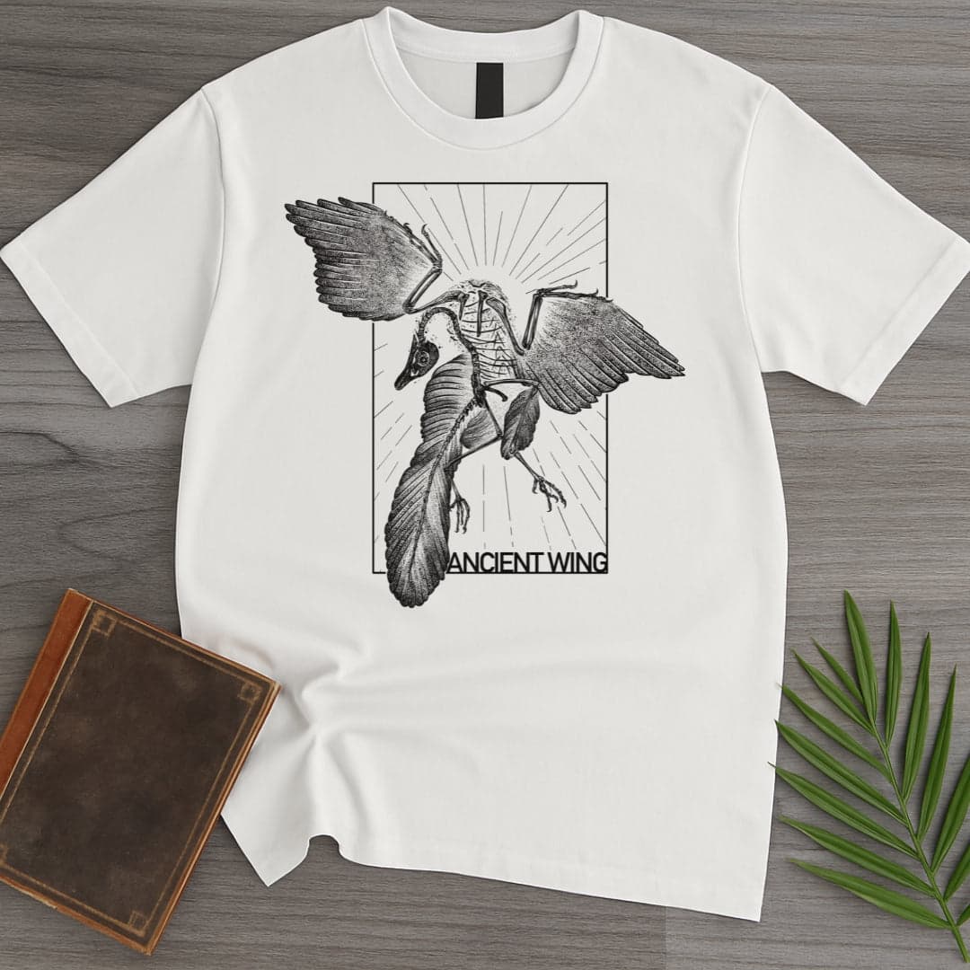 T-Shirt White / S Archaeopteryx Original Wings T-Shirt (farkas.art)
