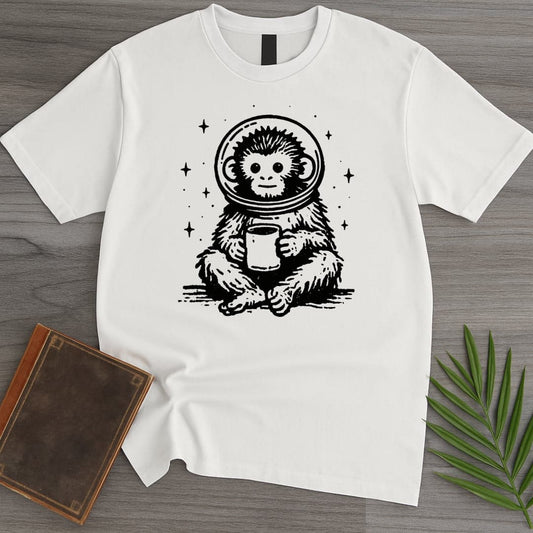 T-Shirt White / S Astro Coffee Monkey T-Shirt