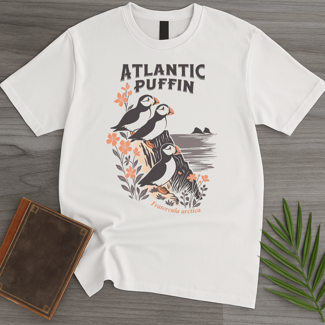 T-Shirt White / S Atlantic Puffin Shore T-Shirt