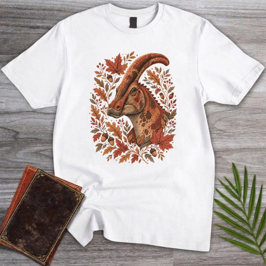 T-Shirt White / S Autumn Parasaurolophus T-Shirt