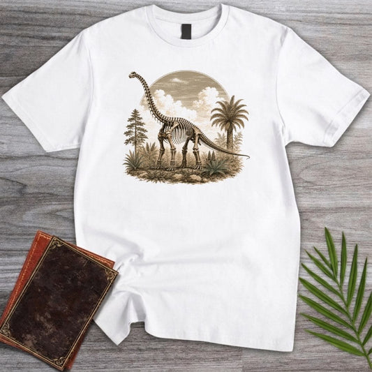 T-Shirt White / S Beneath the Ferns Sauropod T-Shirt