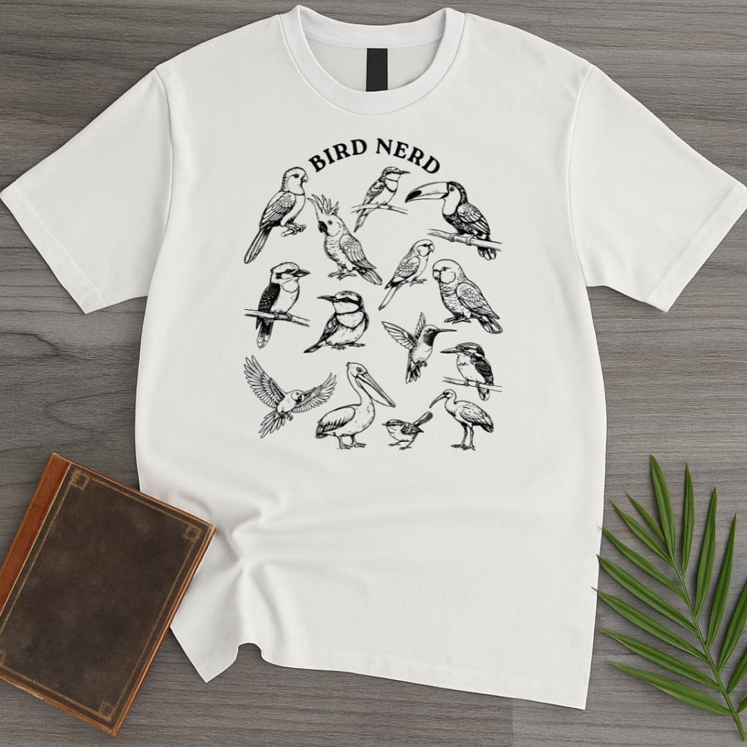 T-Shirt White / S Bird Nerd T-Shirt