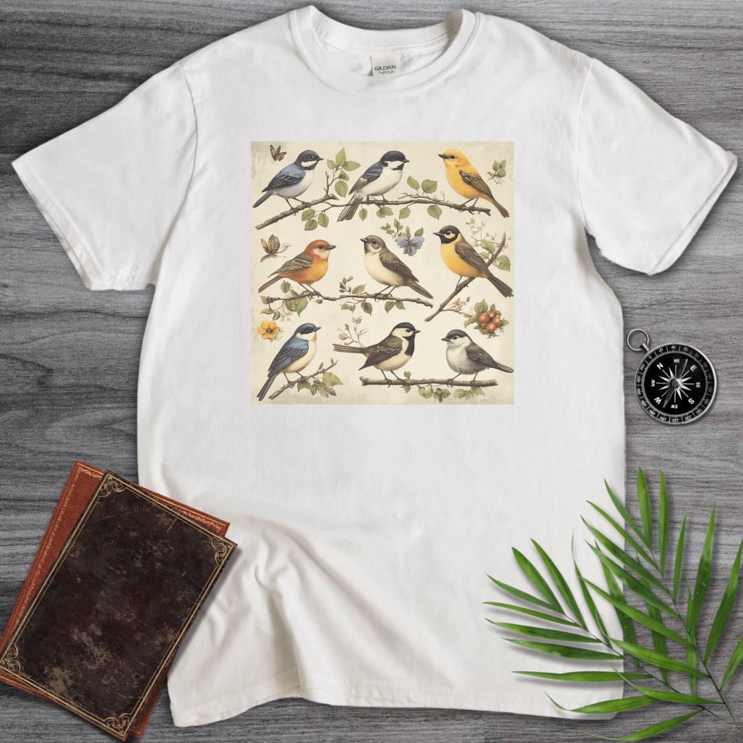 T-Shirt White / S Bird Species Environment T-Shirt