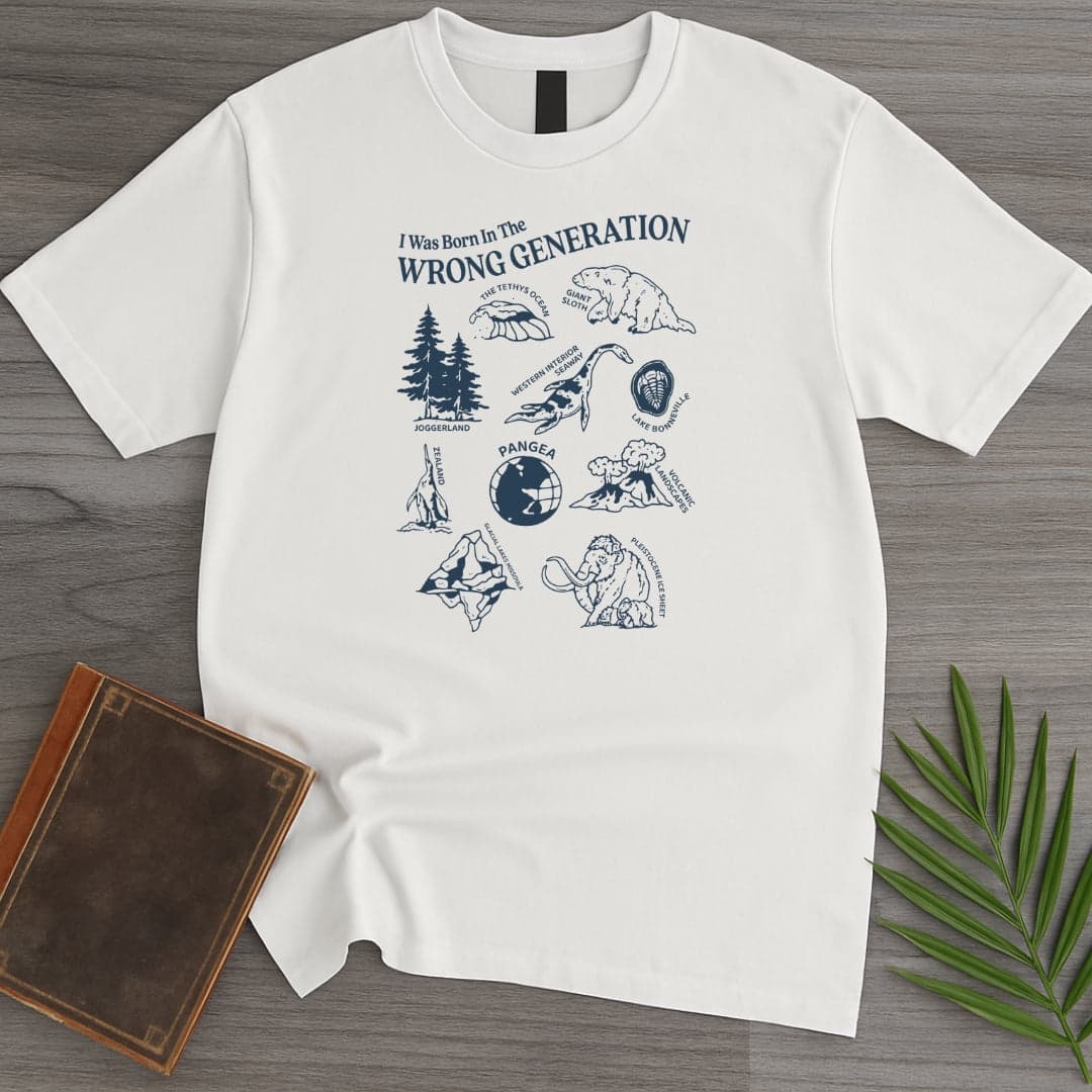 T-Shirt White / S Born in Prehistory T-Shirt
