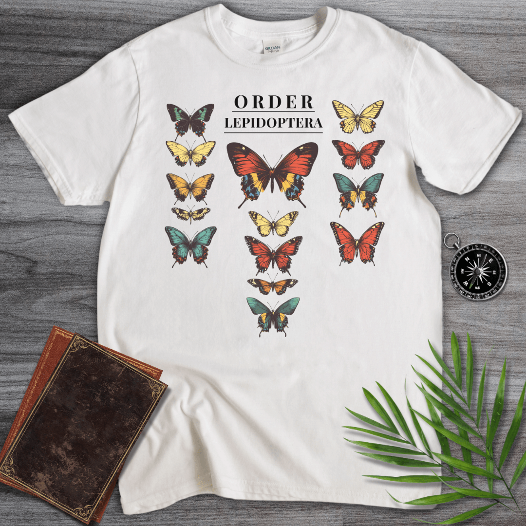 T-Shirt White / S Butterfly Order: Lepidoptera T-Shirt