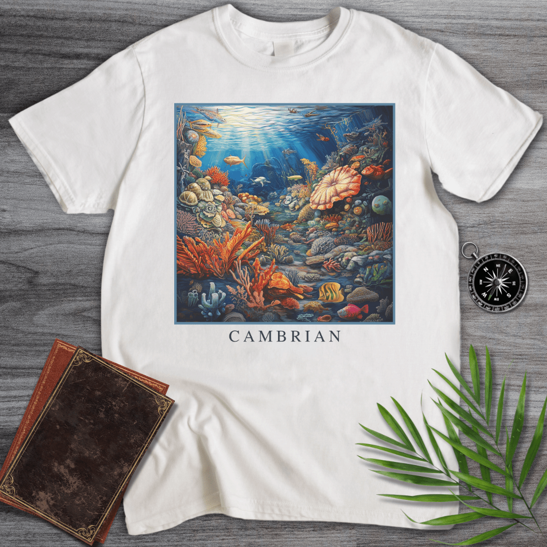 T-Shirt White / S Cambrian Marine Ecosystem T-Shirt