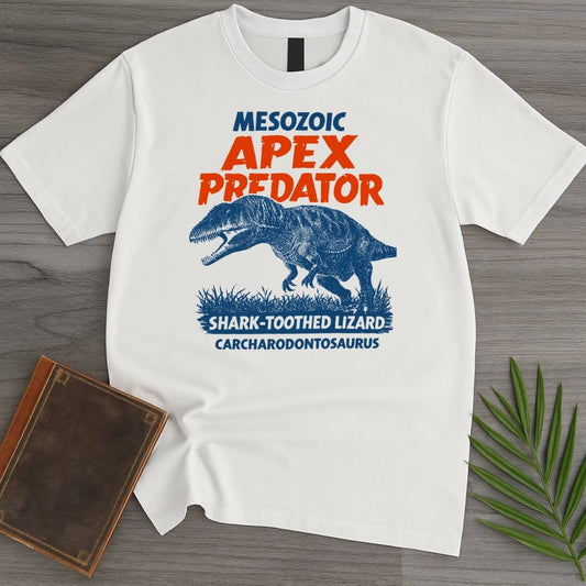 T-Shirt White / S Carcharodontosaurus Mesozoic Apex T-Shirt